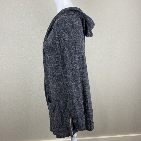 Barefoot Dreams Cardigan Women Small CozyChic Gray RESORT CARDI Knit Sweater‎ - Picture 4 of 10